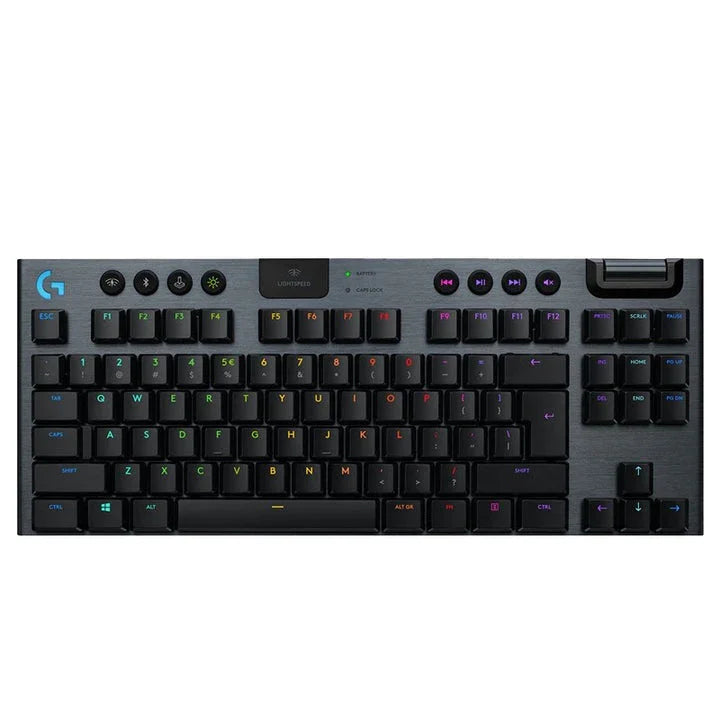 Logitech G915 TenKeyLess Wireless RGB Mechanical Gaming Keyboard - Clicky - Tashqila Logitech G915 TenKeyLess Wireless RGB Mechanical Gaming Keyboard - Clicky - Tashqila